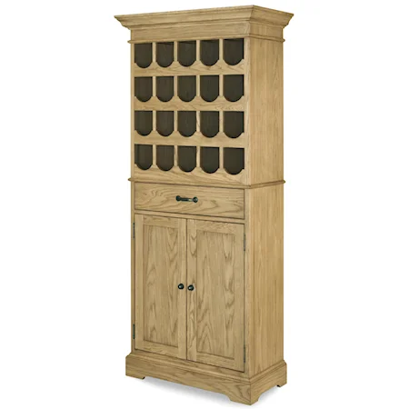Tall Wine Cabinet with 2 Doors